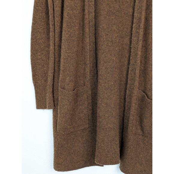 Madewell Kent Cardigan Sweater Merino Wool Alpaca Knit Brown Fall Boho Size XXS - Picture 5 of 12